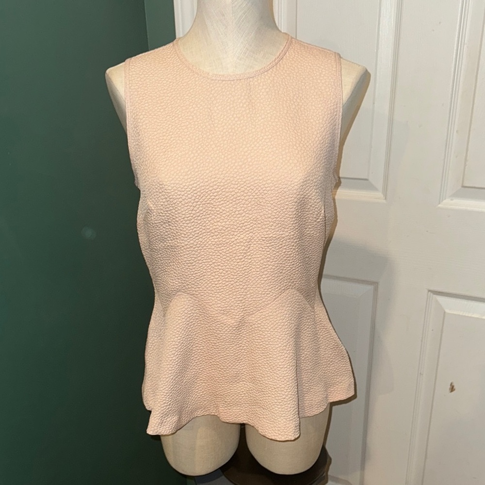 The Limited light Pink Peplum Blouse size Medium NWT